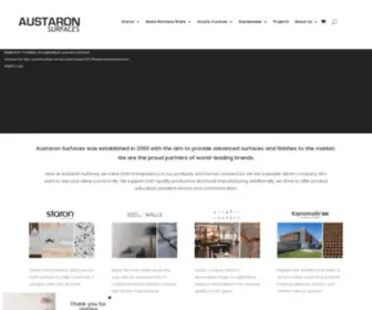 Austaron.com.au(Austaron Surfaces) Screenshot