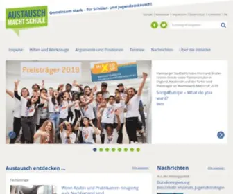 Austausch-Macht-Schule.org(Austausch macht Schule) Screenshot