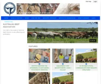 Austbeef.com.au(Australian Beef Association) Screenshot