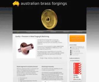 Austbrass.com.au(Australian Brass Forgings (Melbourne)) Screenshot