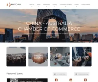 Austcham.org(Australian China Chamber of Commerce) Screenshot