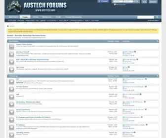 Austech.info(Australian Technology Discussion Forum) Screenshot