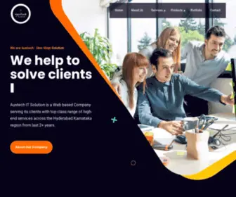 Austechitsolutions.com(Software company) Screenshot