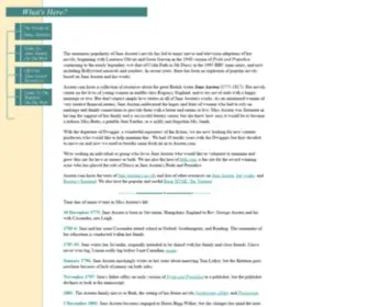 Austen.com(Jane Austen novels) Screenshot