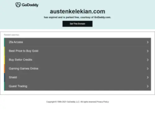 Austenkelekian.com(Austenkelekian) Screenshot