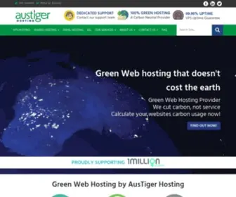 Austiger.com.au(Australia's Best Green Web Hosting) Screenshot