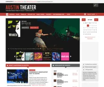 Austin-Theater.com(Austin theater) Screenshot