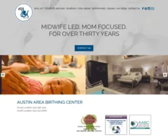 AustinABC.com(Austin Area Birthing Center) Screenshot