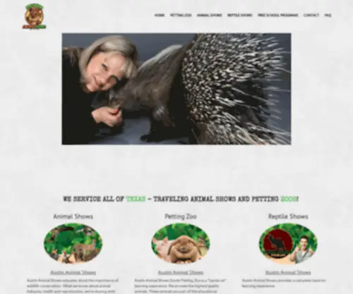 Austinanimalshows.com(Austin Animal Shows) Screenshot