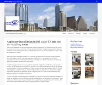 Austinapplianceinstallersllc.com(Austin Appliance Installers LLC) Screenshot