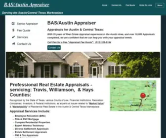 Austinappraiser.net(35 years appraising in Austin & Central Texas) Screenshot