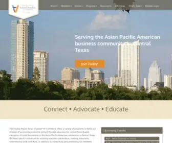 Austinasianchamber.org(Greater Austin Asian Chamber of Commerce) Screenshot