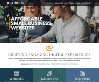 Austinblu.com(Cincinnati Website Design) Screenshot