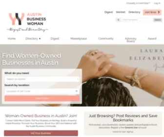 Austinbusinesswoman.com(Austin Business Woman Digest & Directory) Screenshot