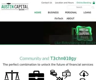 Austincapitalbank.com(Austin Capital Bank) Screenshot