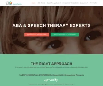 Austincenteruae.com(Behavior (ABA) &amp; speech therapy for kids with autism and related disorders) Screenshot