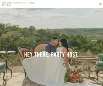 Austinchairandtablerental.com(Austin Chair and Table Rental Pflugerville) Screenshot