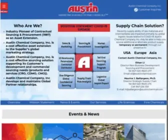 Austinchemical.com(Austin Chemical Product Finder Home) Screenshot