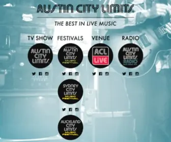 Austincitylimits.com(Austin City Limits) Screenshot