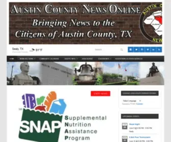 Austincountynewsonline.com(Austin County's Online News Source) Screenshot