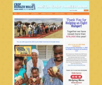 Austincrophungerwalk.org(Austin CROP Hunger Walk) Screenshot