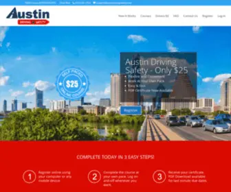 Austindrivingsafety.com(Austin Driving Safety) Screenshot