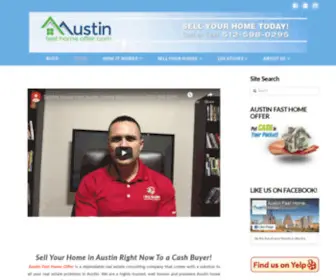 Austinfasthomeoffer.com(Sell My House Fast Austin) Screenshot