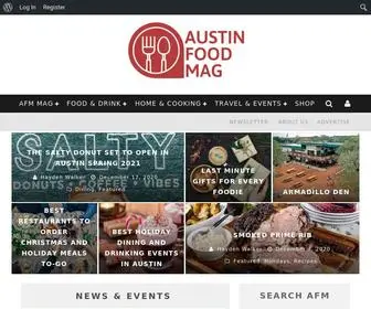 Austinfoodmagazine.com(Austin Food Magazine) Screenshot