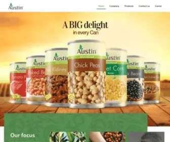 Austinfoods.net(Austin Foods and Beverages) Screenshot