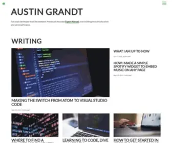 Austingrandt.com(Austin Grandt) Screenshot