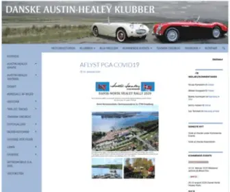 Austinhealey.dk(Austin Healey) Screenshot