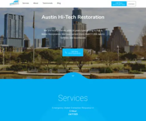 Austinhi-Tech.com(Water Damage Austin) Screenshot