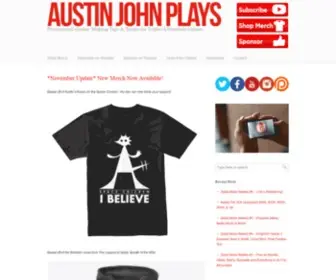 Austinjohnplays.com(Professional Gamer & Youtube Content Creator) Screenshot