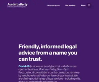 Austinlafferty.co.uk(Glasgow Solicitors) Screenshot