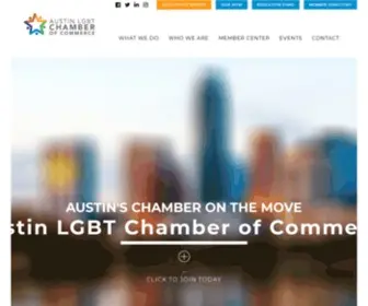 Austinlgbtchamber.com(Austin LGBT Chamber) Screenshot