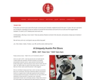 Austinloftydog.com(Lofty Dog) Screenshot