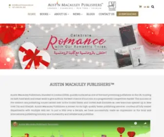 Austinmacauley.ae(Austin Macauley Publishers) Screenshot