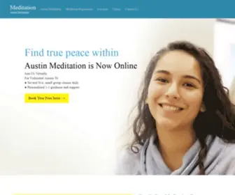 Austinmeditation.net(Austin Meditation) Screenshot