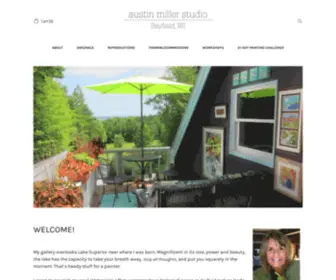 Austinmillerstudio.com(Austin Miller Studio and Gallery) Screenshot