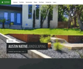 Austinnativelandscaping.com(Austin landscaping provided by Austin Native Landscaping) Screenshot