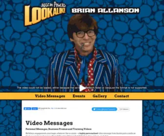 Austinpowerslookalike.com(Austin Powers Lookalike) Screenshot