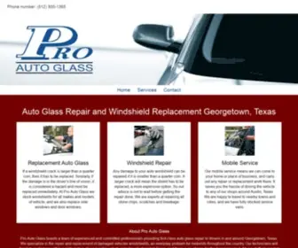 Austinproglass.com(Pro Auto Glass) Screenshot