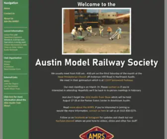 Austinrailway.org(Austin Model Railway Society) Screenshot