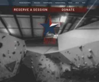 Austinrockgym.com(Austin Rock Gym) Screenshot