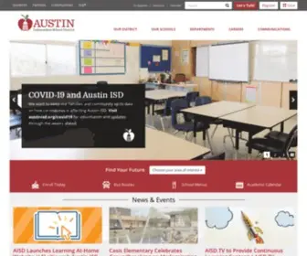 Austinschools.org(Austin ISD) Screenshot
