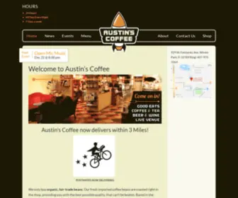 Austinscoffee.com(Austins Coffee) Screenshot