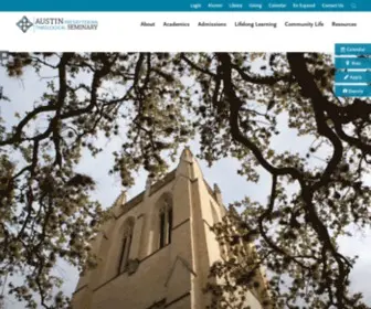 Austinseminary.edu(Austin Presbyterian Theological Seminary) Screenshot