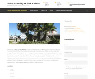 Austinslanding.com(Austins Landing RV Park and Resort) Screenshot