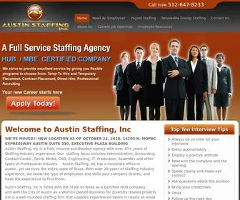 Austinstaffing.net(MBE Certified) Screenshot