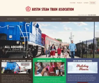 Austinsteamtrain.org(Austin Steam Train Association) Screenshot